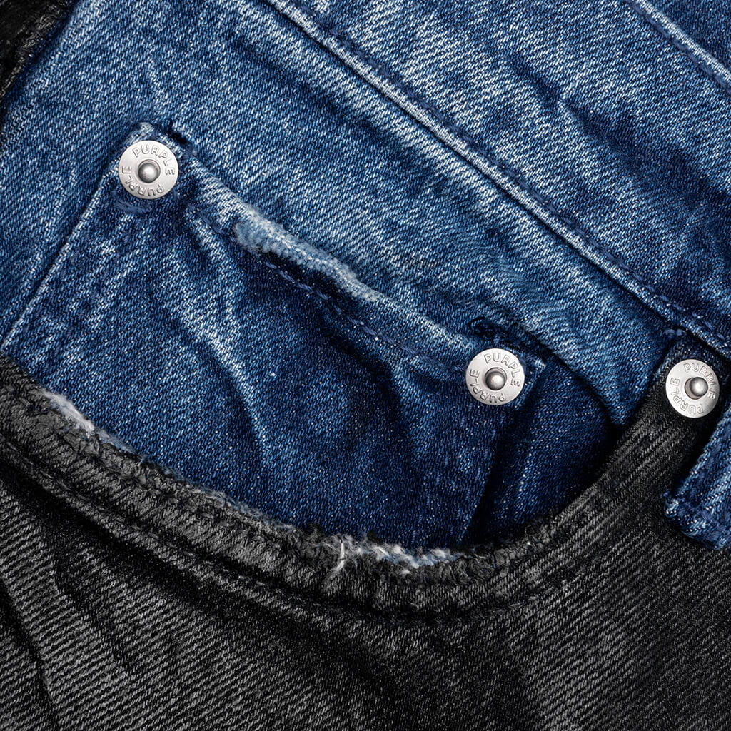 Coated Indigo Flare - Black