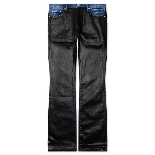 Coated Indigo Flare - Black