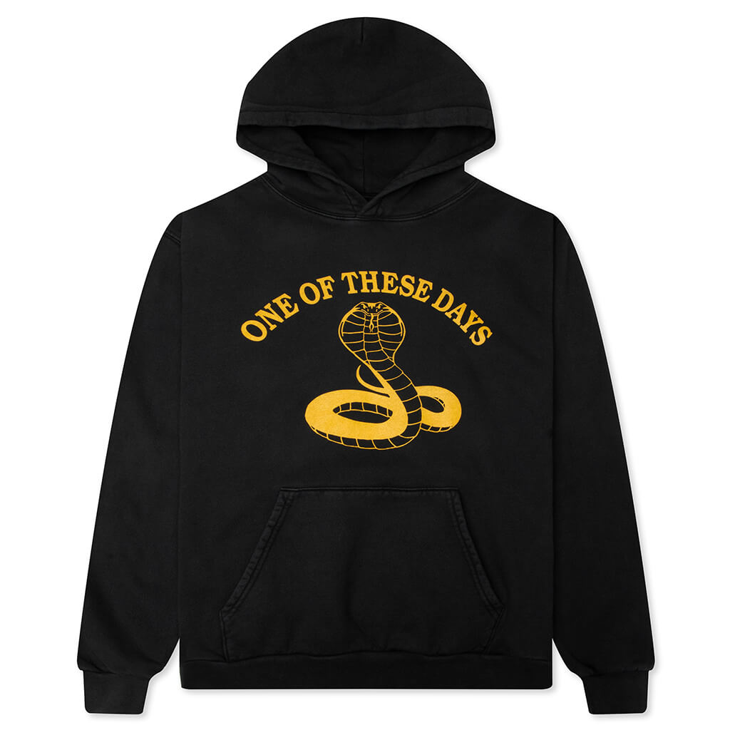 Cobra Pullover Hoodie - Washed Black