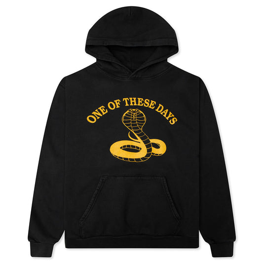 Cobra Pullover Hoodie - Washed Black
