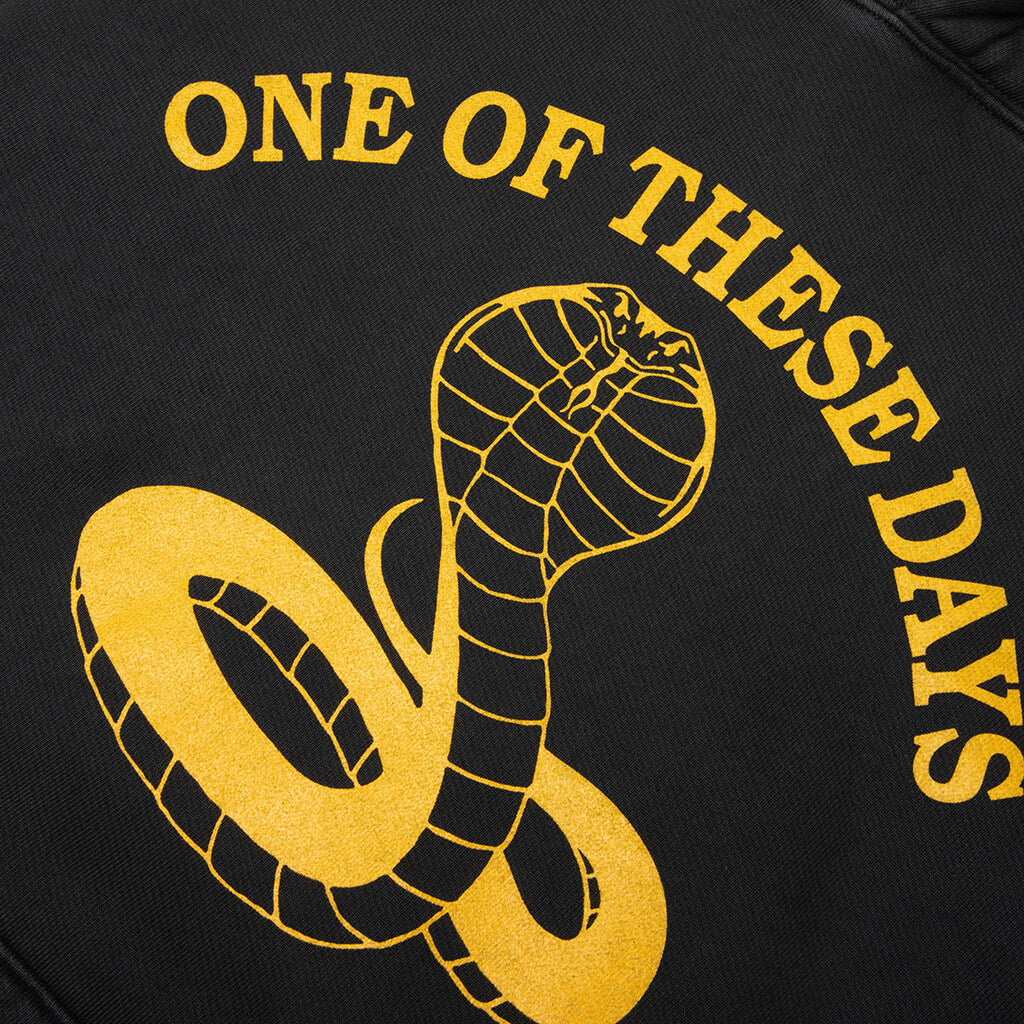 Cobra Pullover Hoodie - Washed Black