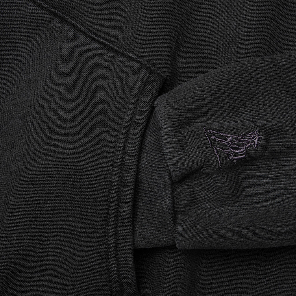 Cobra Pullover Hoodie - Washed Black