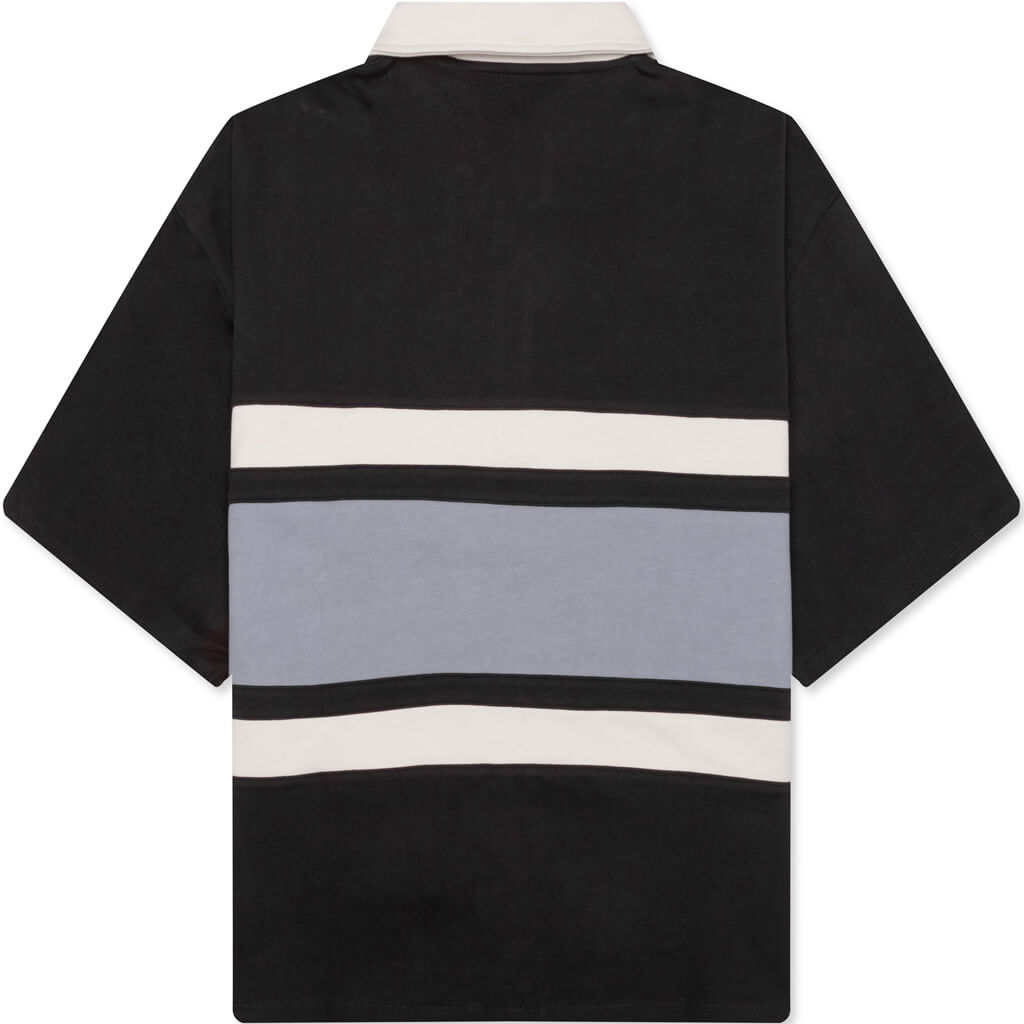 Collegiate S/S Polo Shirt - Off Black
