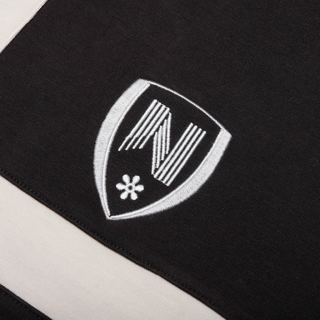 Collegiate S/S Polo Shirt - Off Black