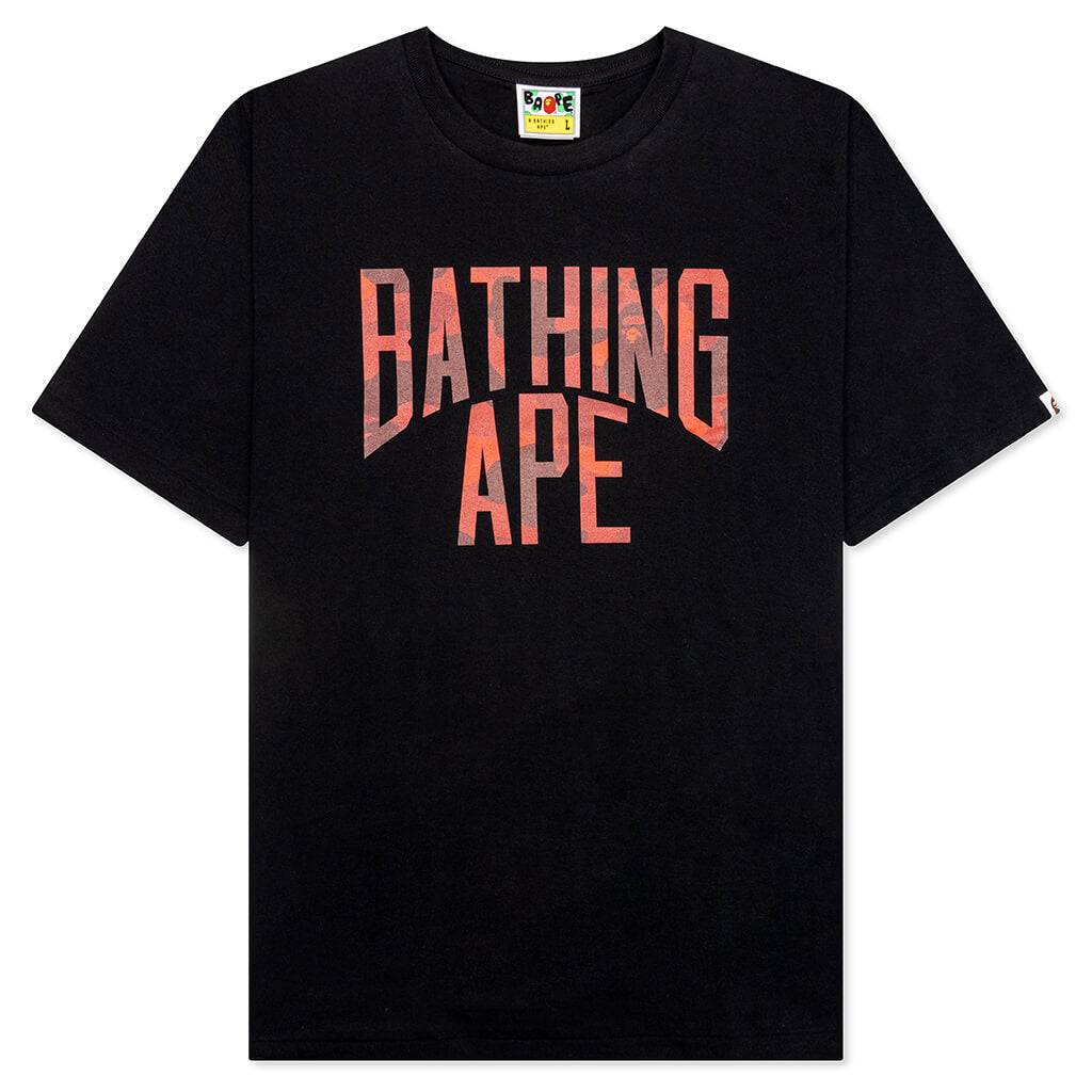 Color Camo Bathing Ape Tee - Black