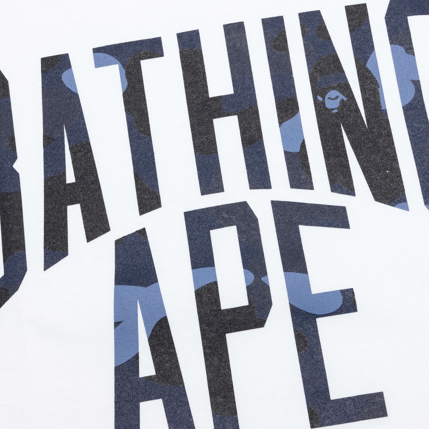 Color Camo Bathing Ape Tee - White