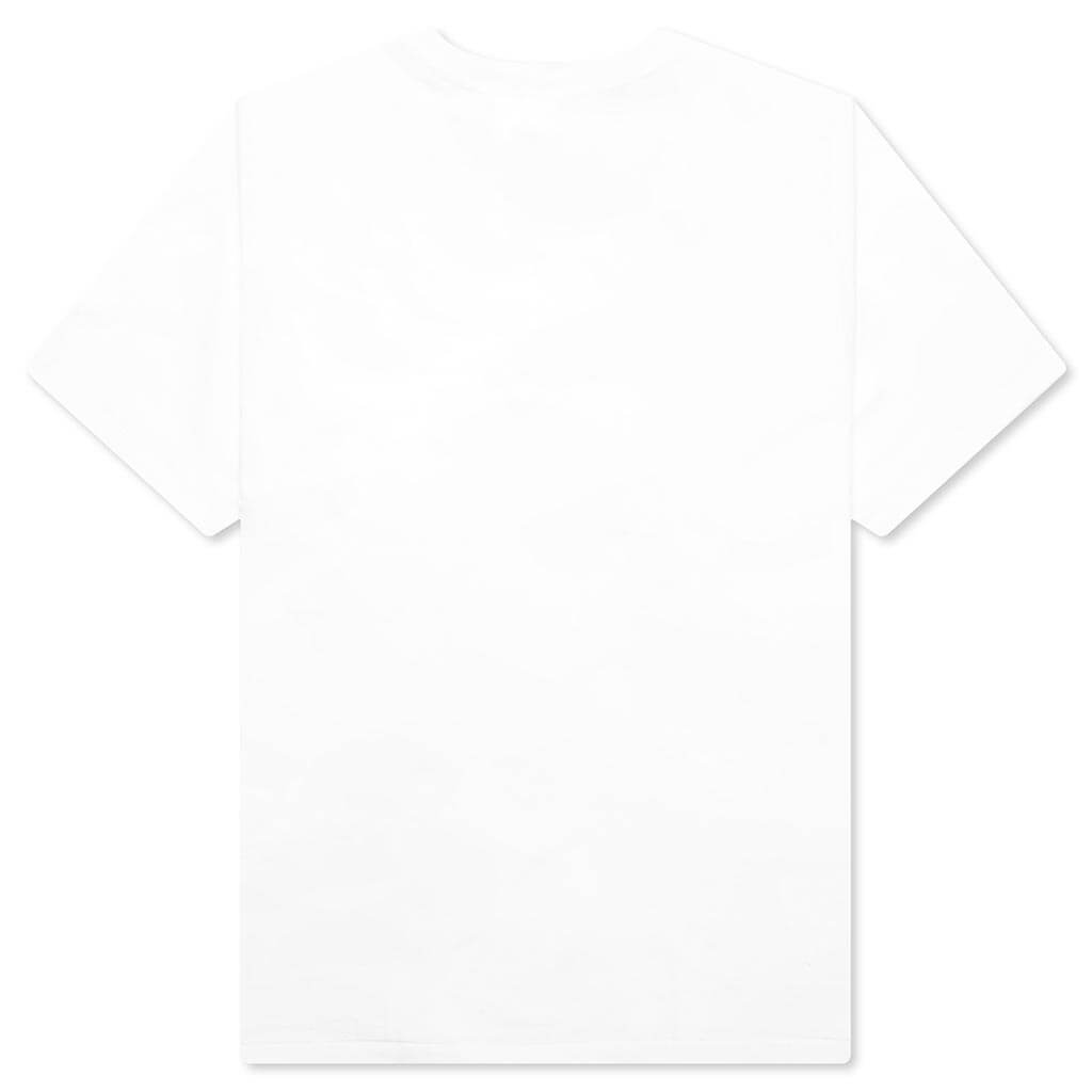 Color Camo College Tee - White/Red