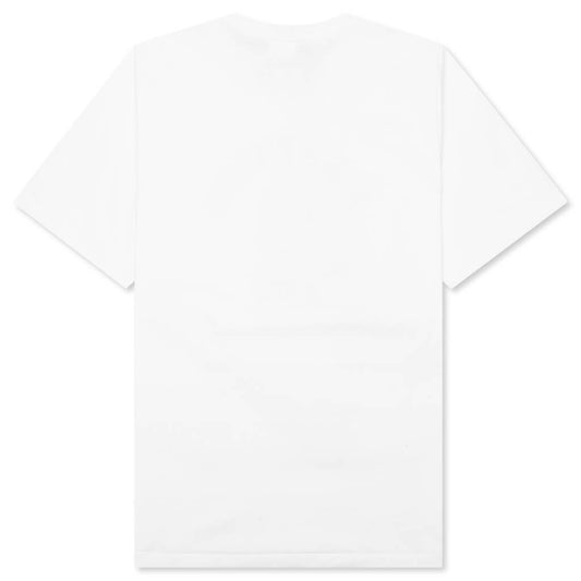 Color Camo College Tee - White/Red