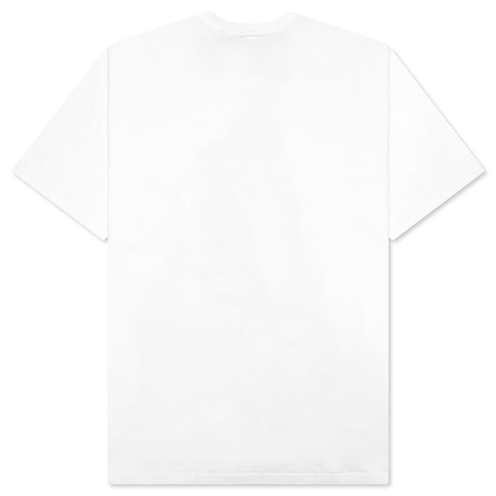 Color Camo Milo on Big Ape Tee - White/Navy