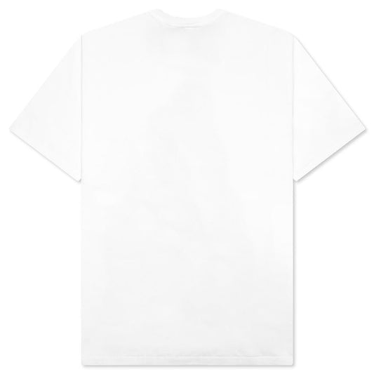 Color Camo Milo on Big Ape Tee - White/Navy