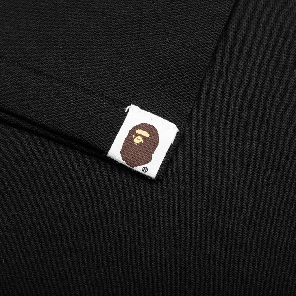 Kid's Colorful A Bathing Ape Logo Tee - Black