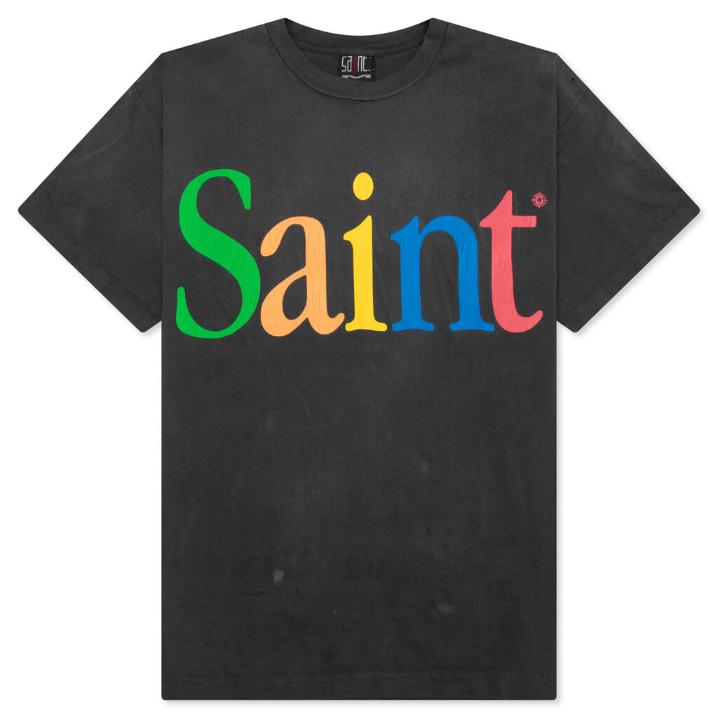 Colorful Saint S/S Tee - Black