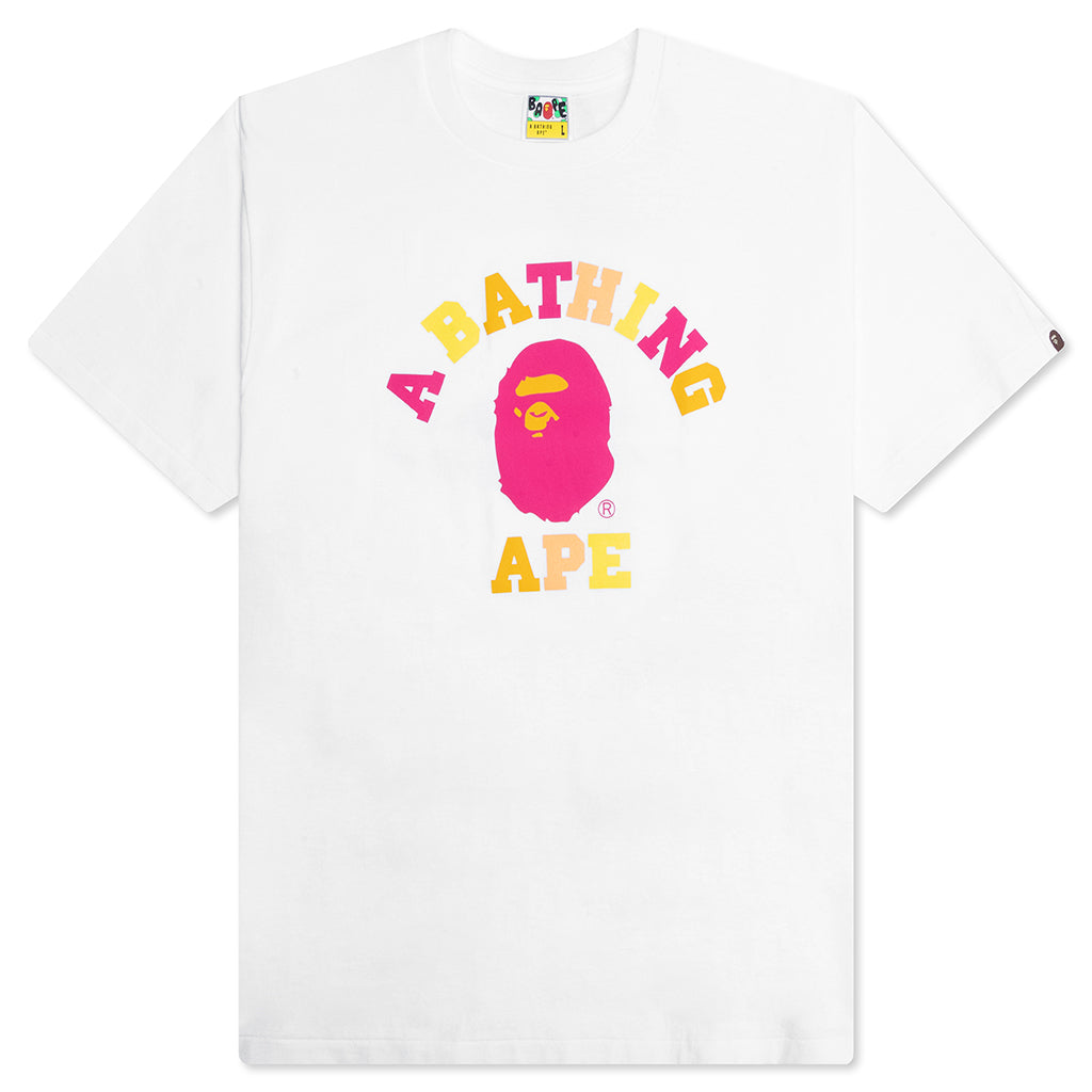 Colors College Tee - White