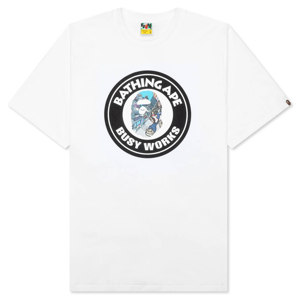 Comic Art Busy Works Tee - White