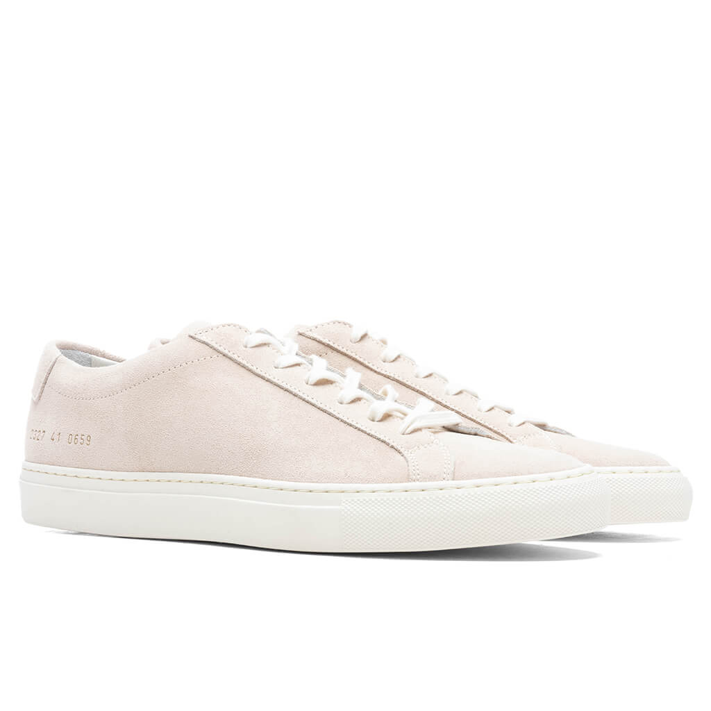 Achilles Low in Suede - Nude