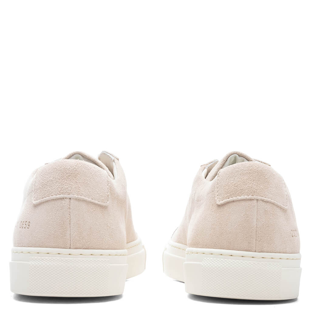 Achilles Low in Suede - Nude