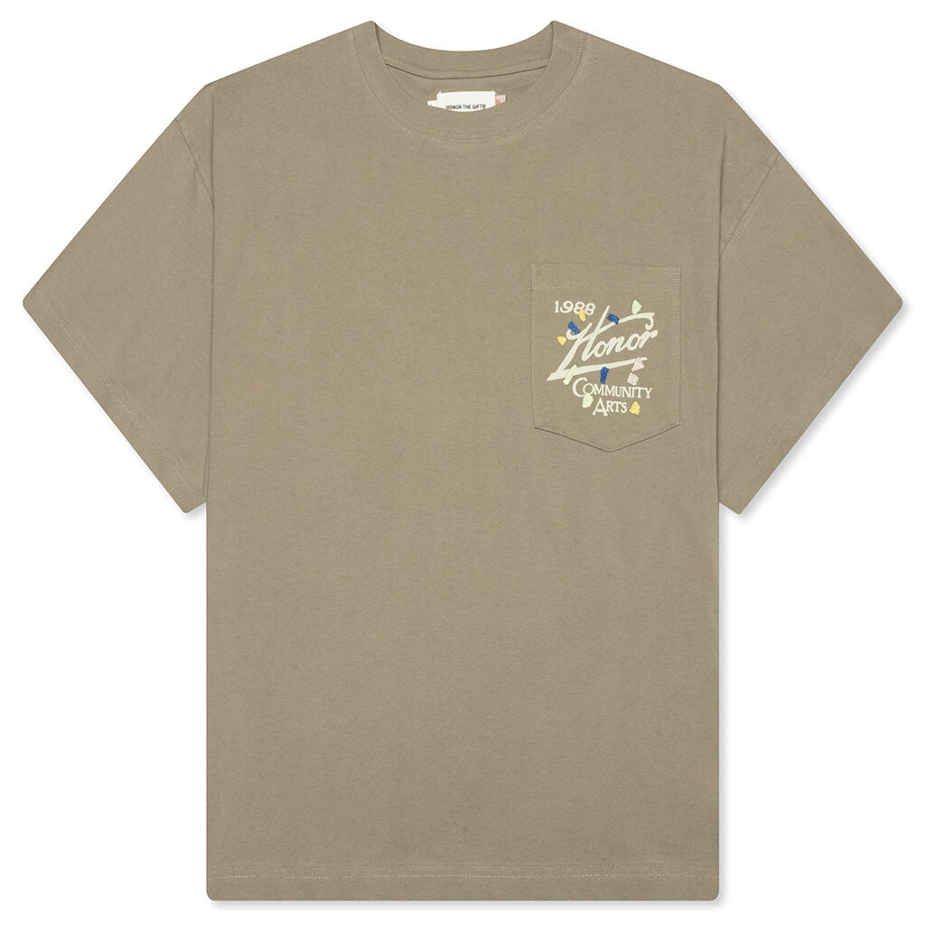 Community Arts Tee - Pebble
