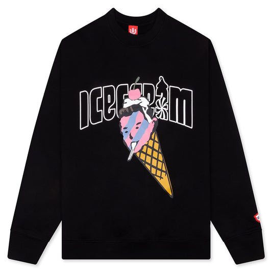 Cone Man Sweatshirt - Black