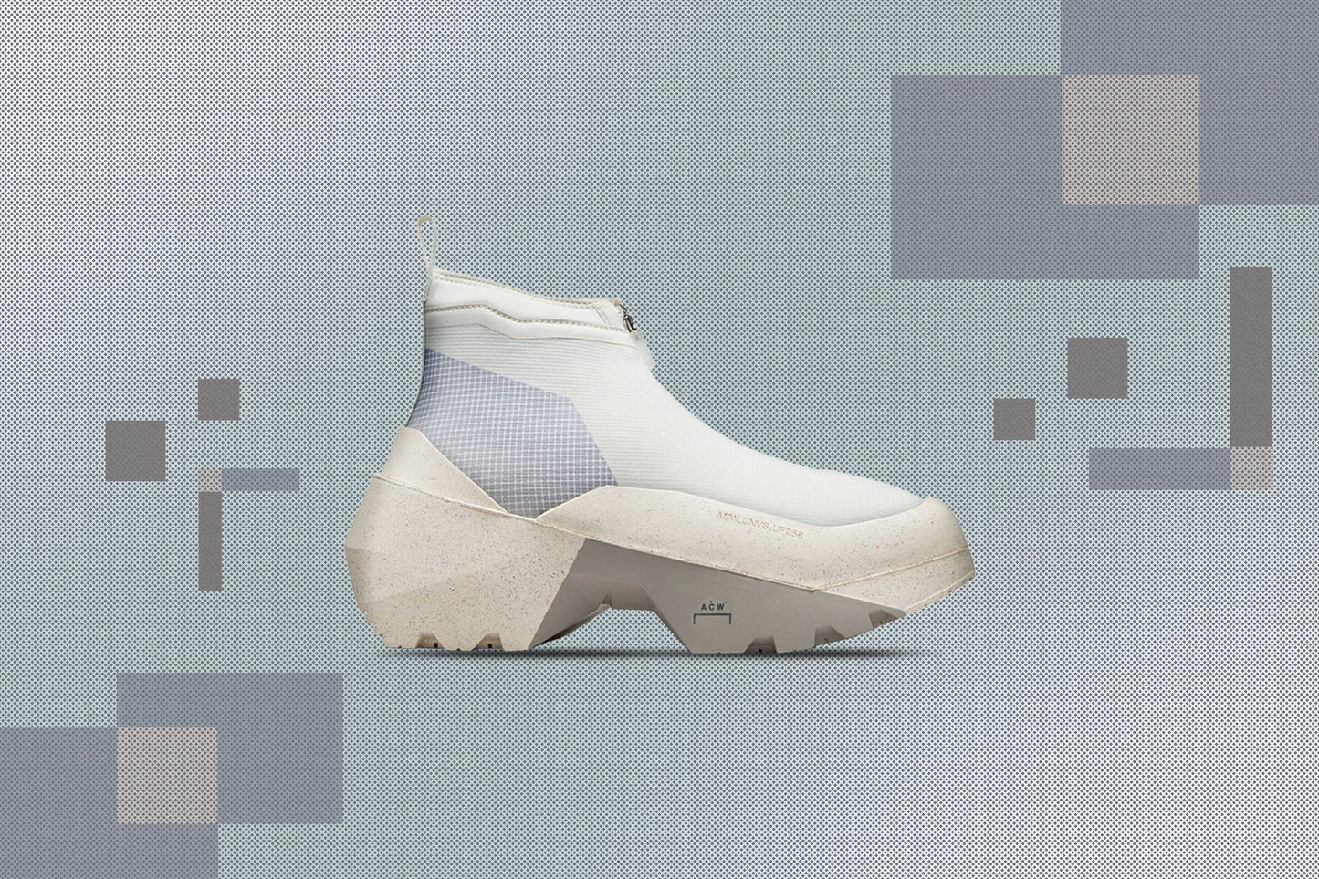 Converse x A-Cold-Wall Chuck 70 Geo Forma Hi - Lily White/Poppy Seed