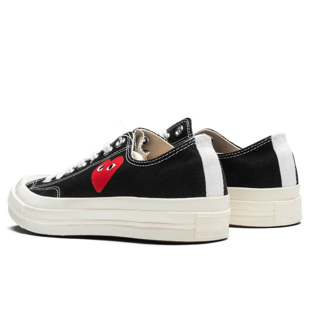 Converse x Comme Des Garcons PLAY All Star Chuck '70 Ox Small Red Heart - Black