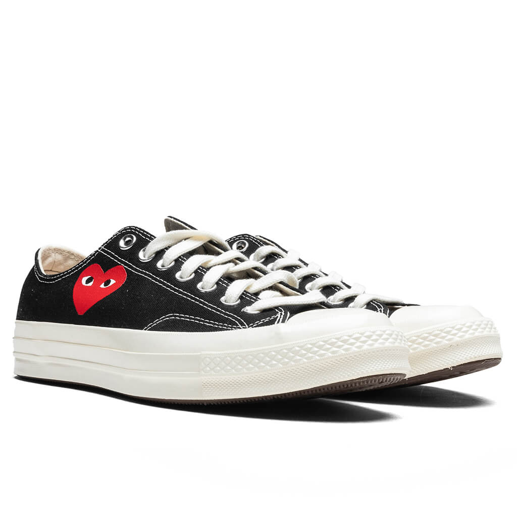 Converse x Comme Des Garcons PLAY All Star Chuck '70 Ox Small Red Heart - Black