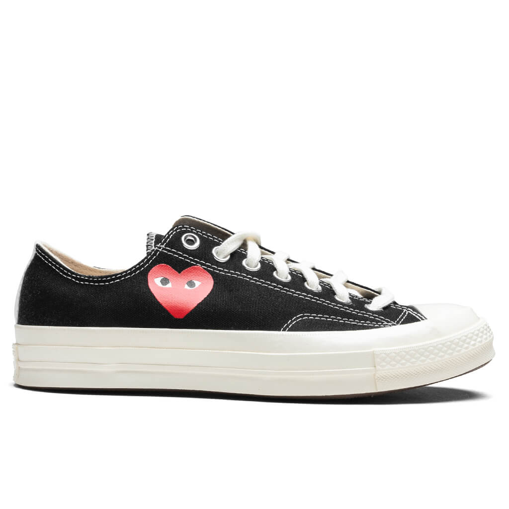 Converse x Comme Des Garcons PLAY All Star Chuck '70 Ox Small Red Heart - Black