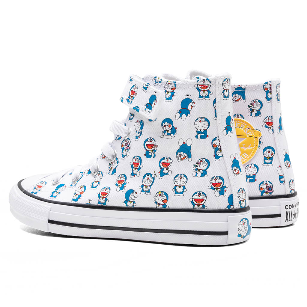 Converse x Doraemon Chuck Taylor All Star 1V Hi - Vintage White/Hawaiian Gold/Flamingo