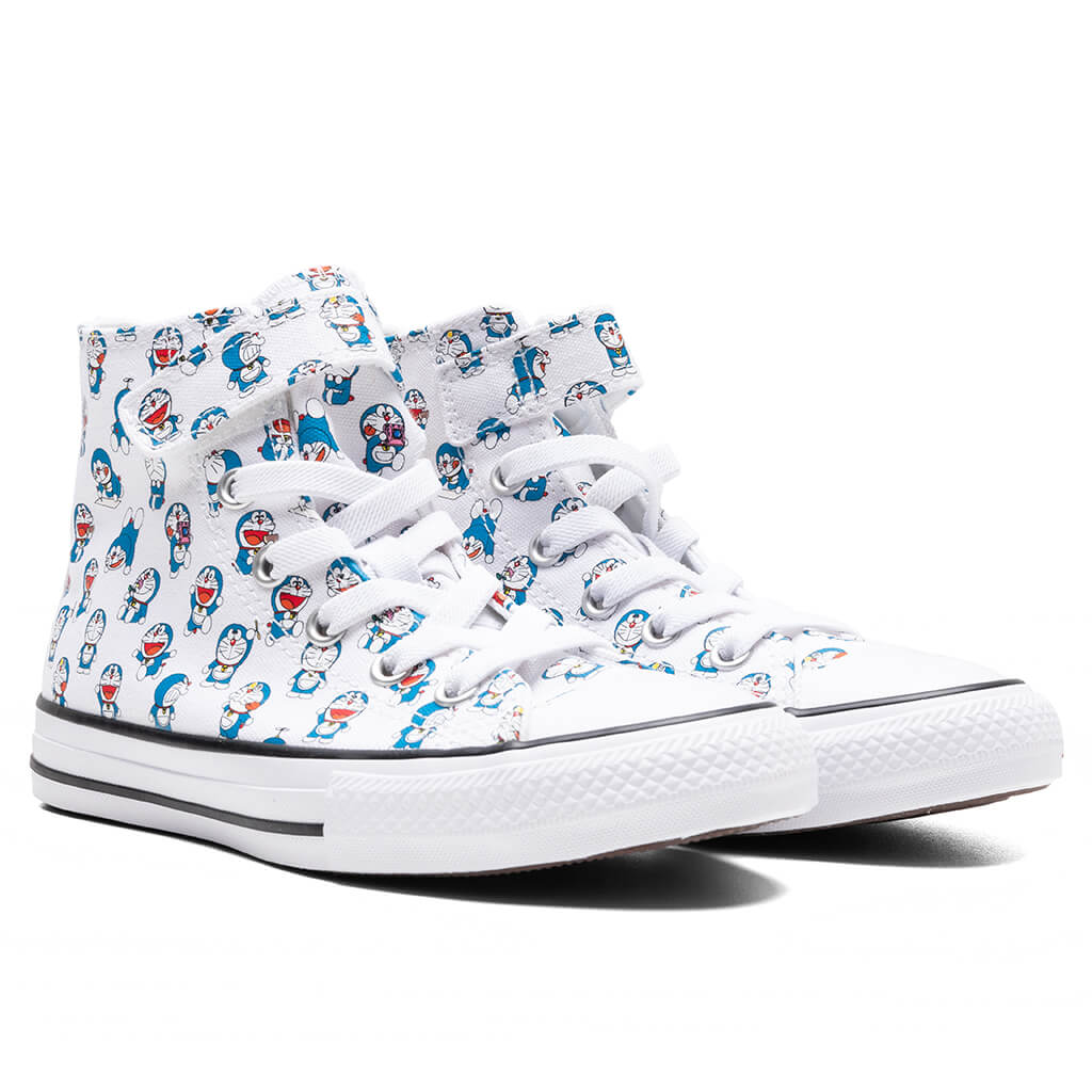 Converse x Doraemon Chuck Taylor All Star 1V Hi - Vintage White/Hawaiian Gold/Flamingo
