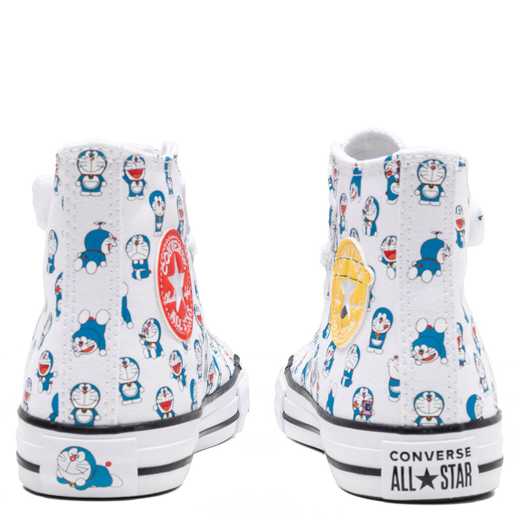 Converse x Doraemon Chuck Taylor All Star 1V Hi - Vintage White/Hawaiian Gold/Flamingo