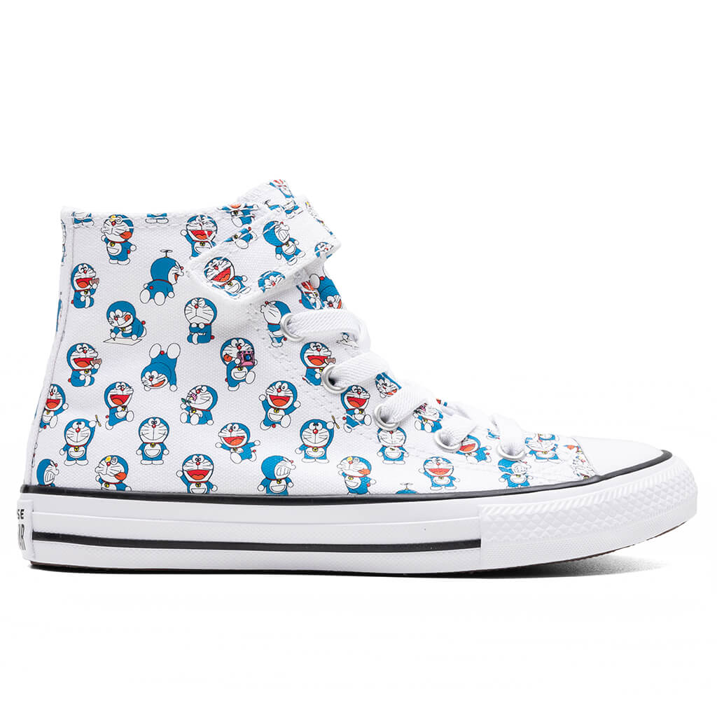 Converse x Doraemon Chuck Taylor All Star 1V Hi - Vintage White/Hawaiian Gold/Flamingo