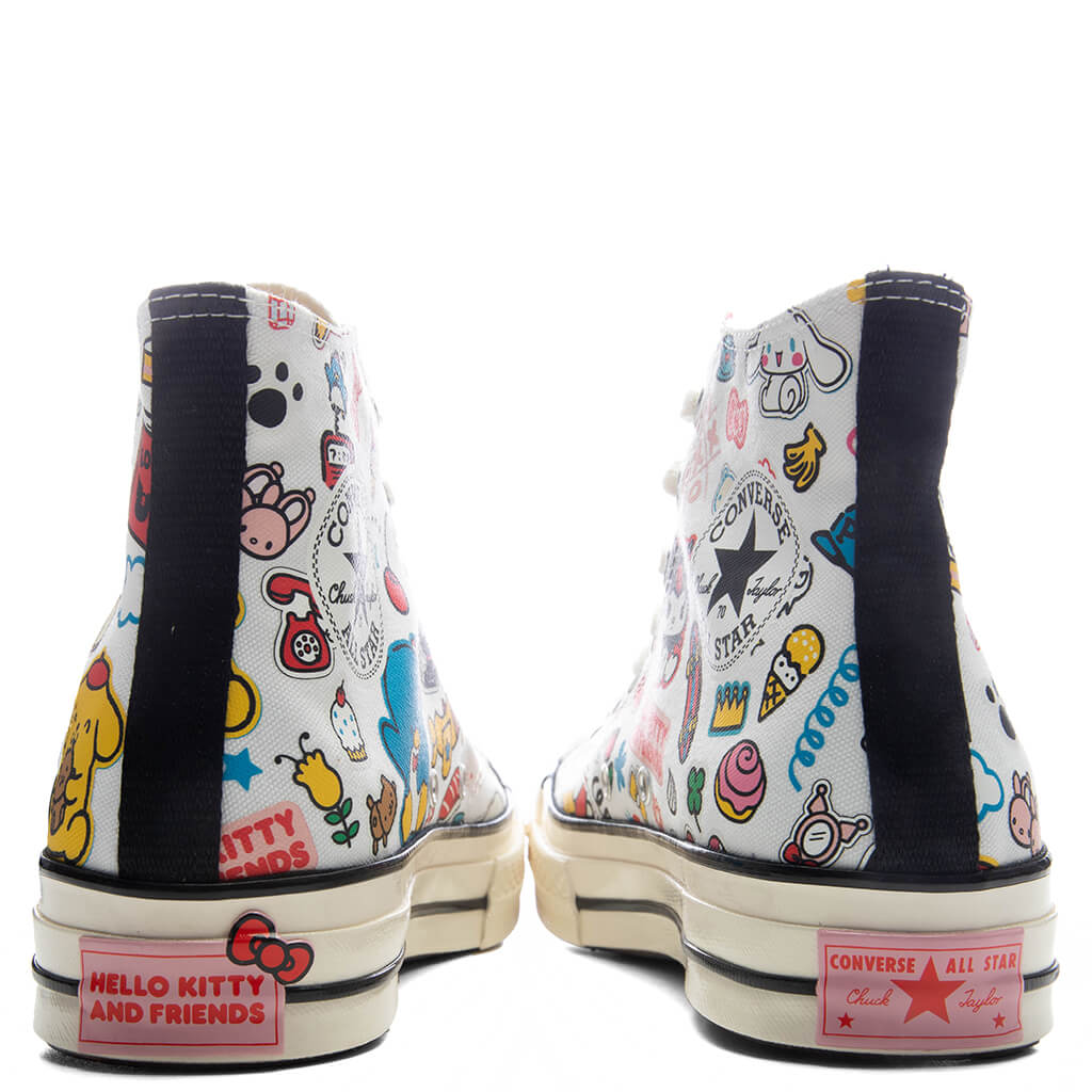 Converse x Hello Kitty Chuck 70 Hi - White/Pink/Green