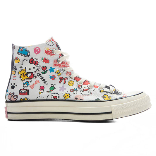 Converse x Hello Kitty Chuck 70 Hi - White/Pink/Green