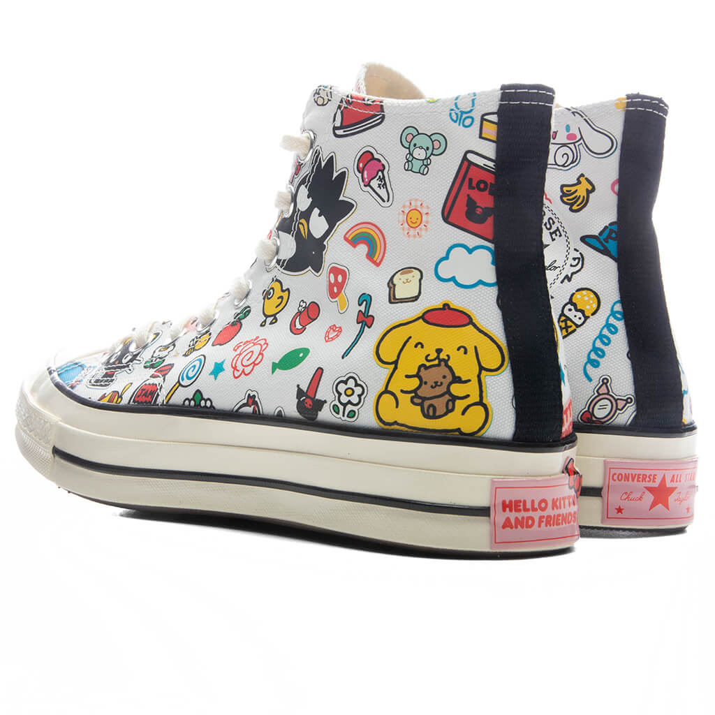 Converse x Hello Kitty Chuck 70 Hi - White/Pink/Green