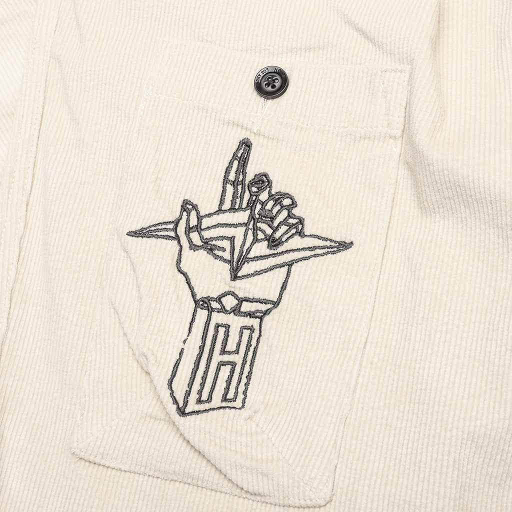 Corduroy Baggy Pant - Cream