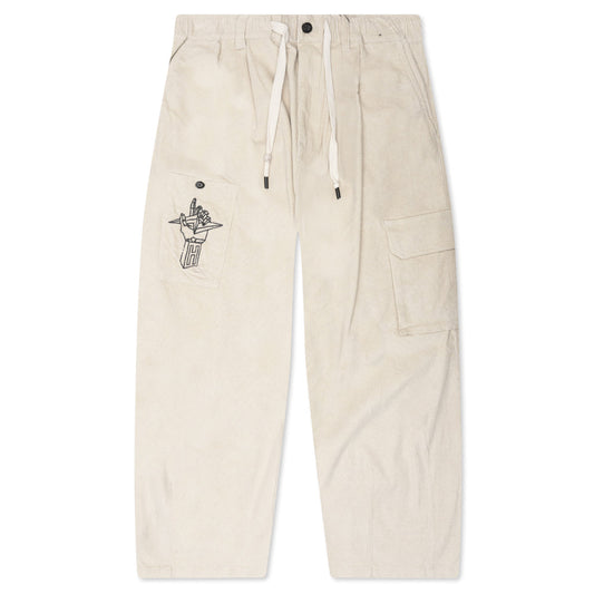 Corduroy Baggy Pant - Cream