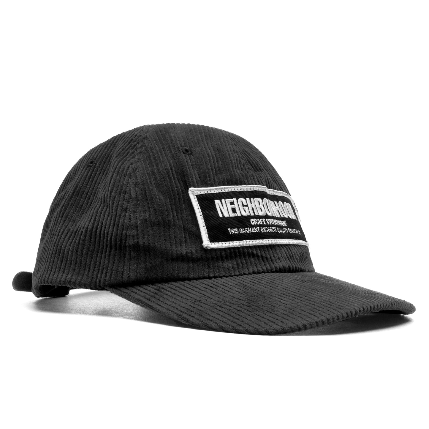 Corduroy Dad Cap - Black