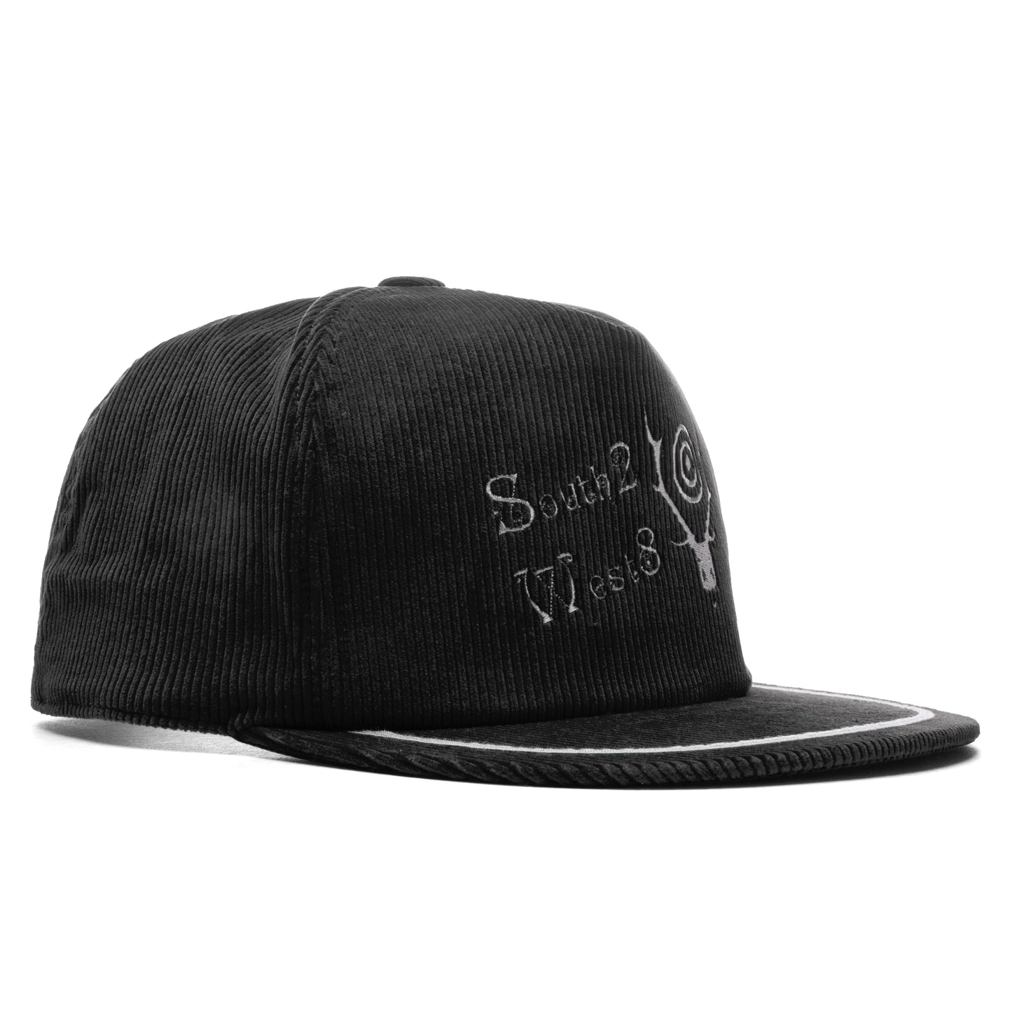 Corduroy Trucker Cap - Black
