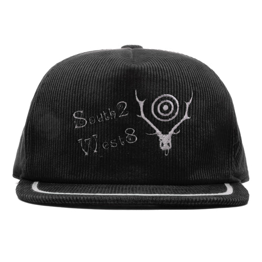 Corduroy Trucker Cap - Black