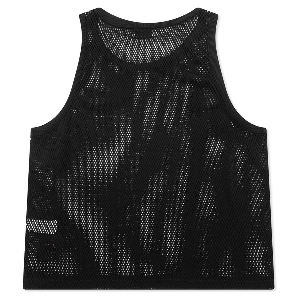 Cotton Big Mesh Tank - Black