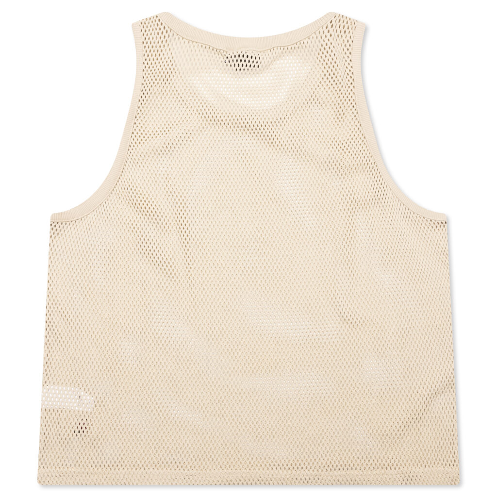 Cotton Big Mesh Tank - Natural