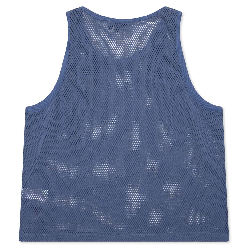 Cotton Big Mesh Tank - Navy