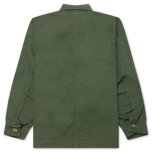 Cotton Canvas Coverall - Moss Green