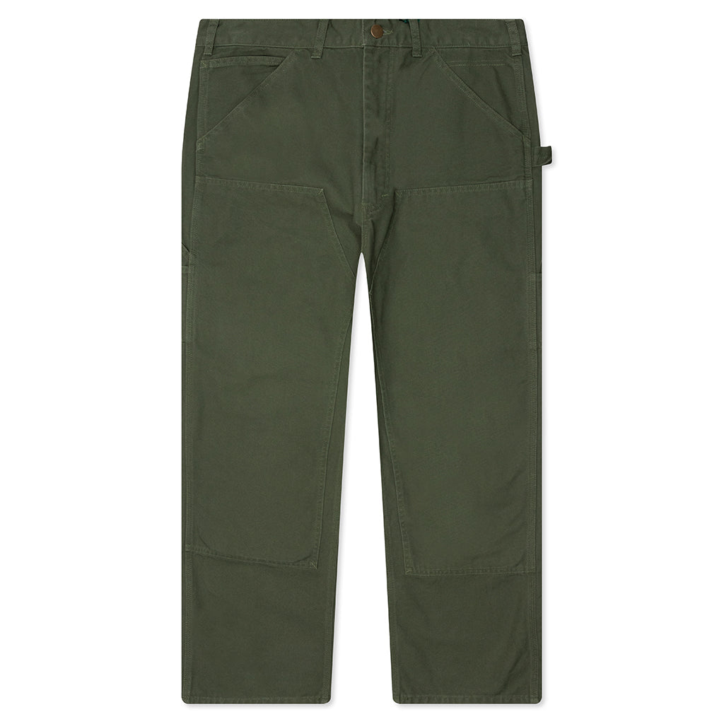Cotton Canvas Painter Pant - Moss Green