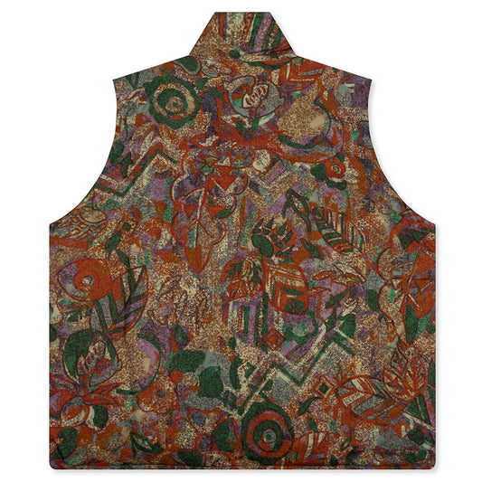 Multi-Pocket Zipped Padding Vest - EZO Forest