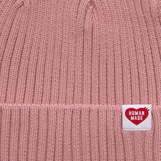 Cotton Rib Beanie - Pink