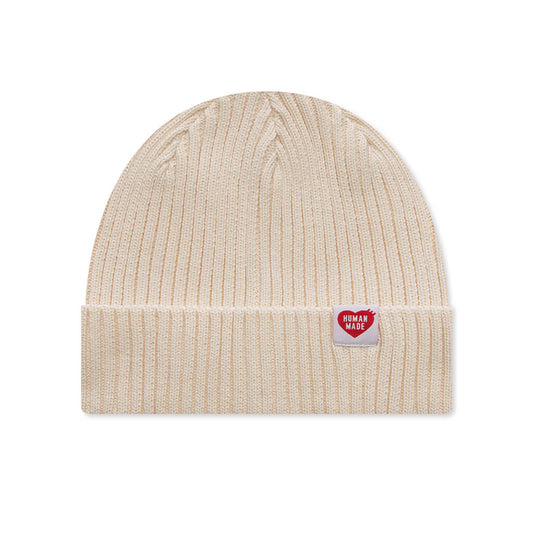 Cotton Rib Beanie - White