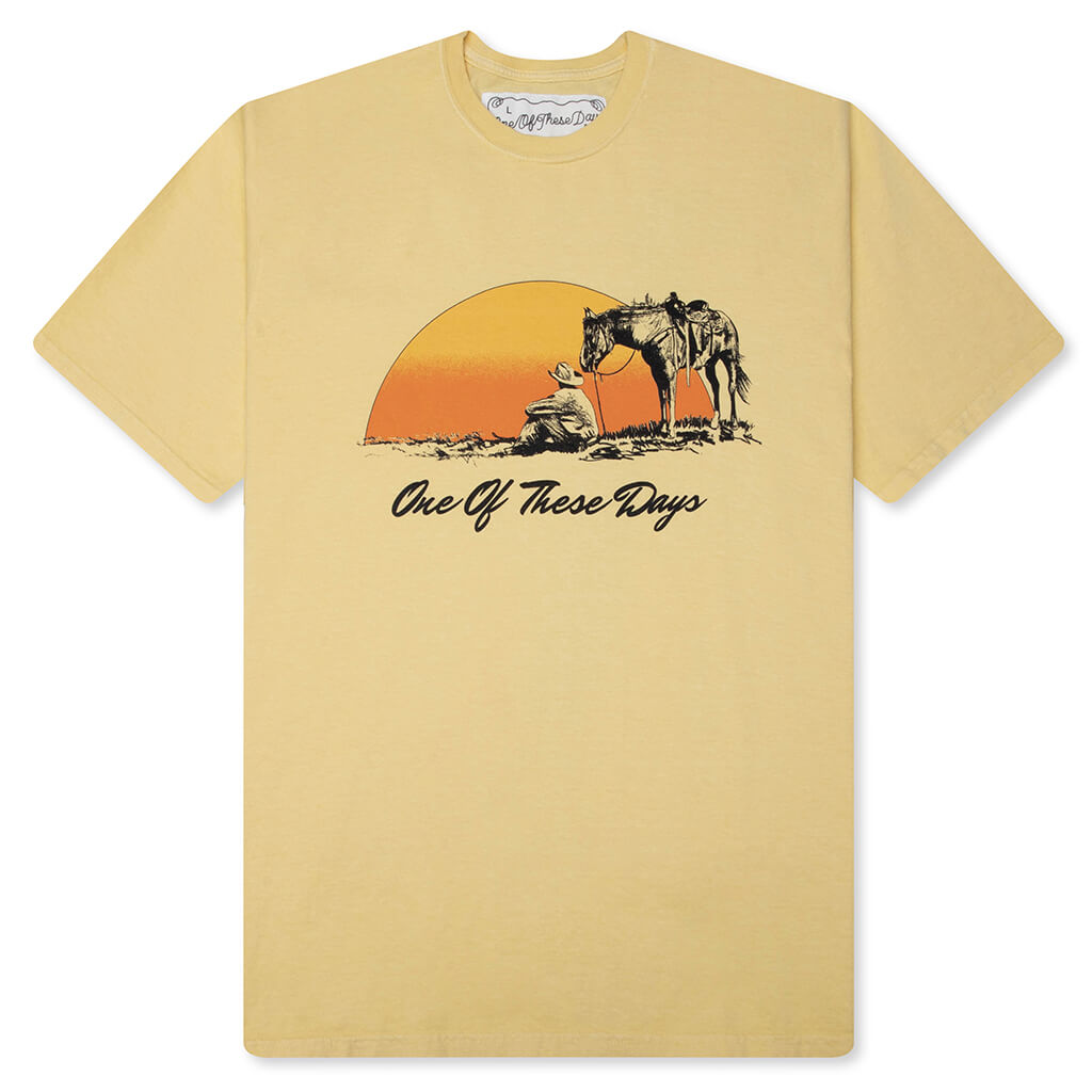 Could Only Remember T-Shirt - Hard Washed Yellow