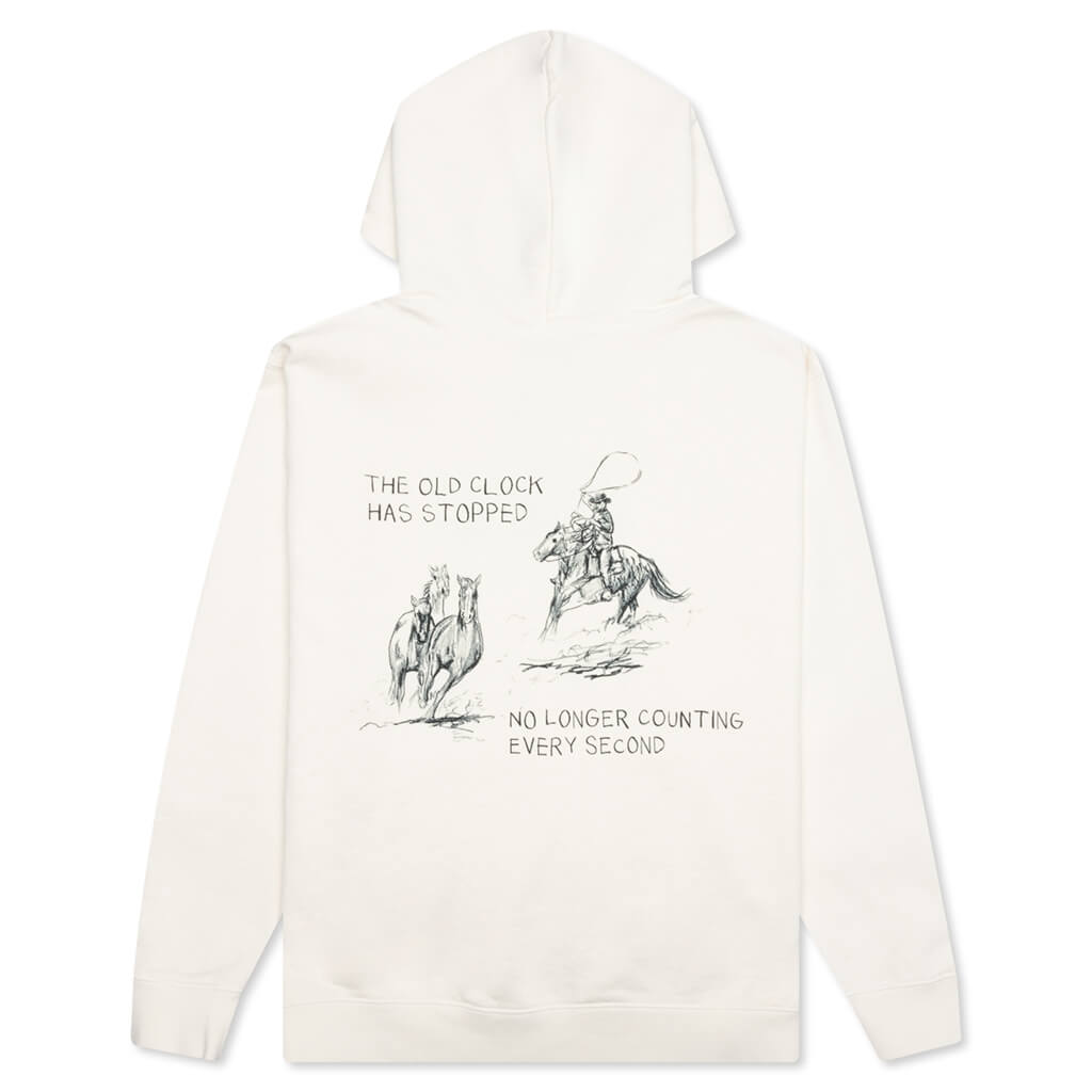 Counting Every Second Hoodie - Bone