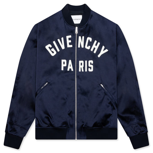 Couture Seam Bomber - Navy