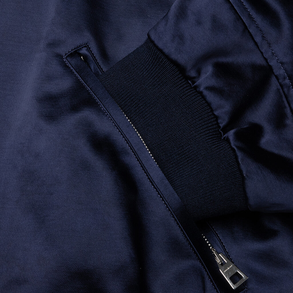 Couture Seam Bomber - Navy
